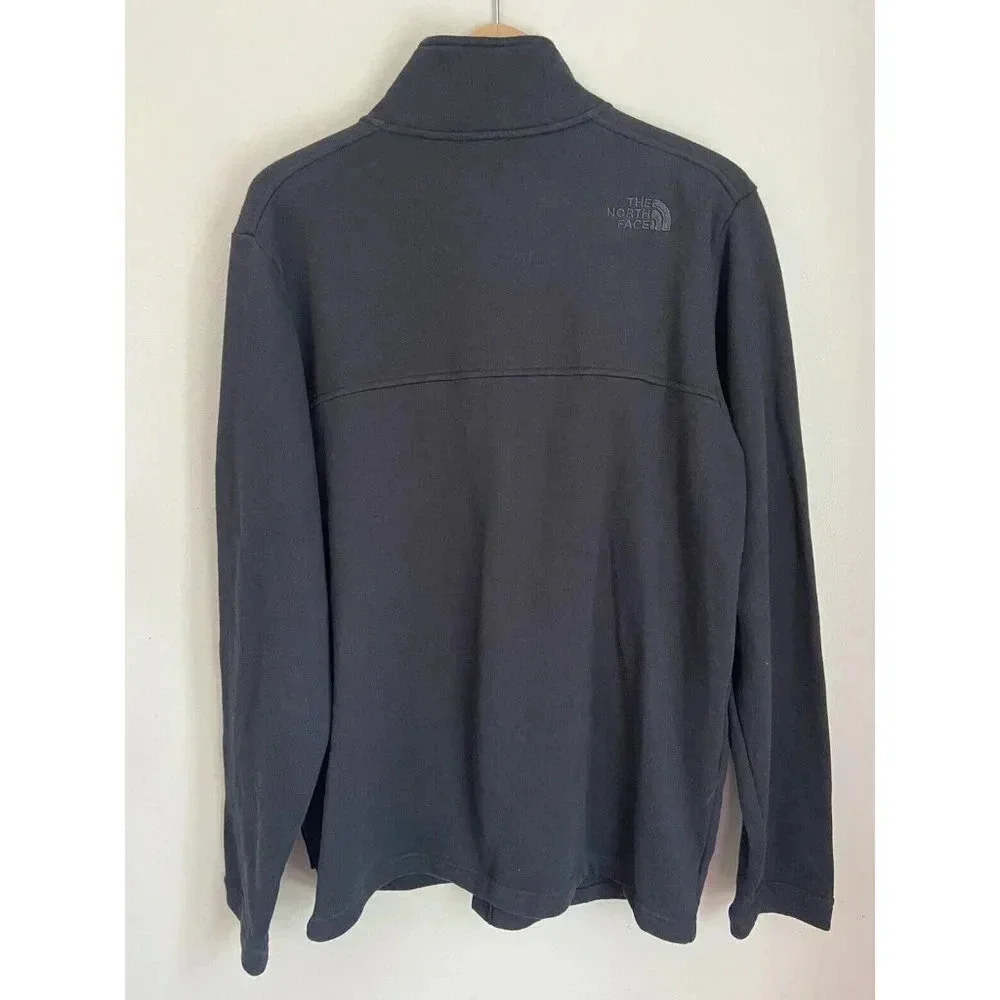 The North Face Full Zip Sweatshirt Jacket Fleece Shacket Black Medium M